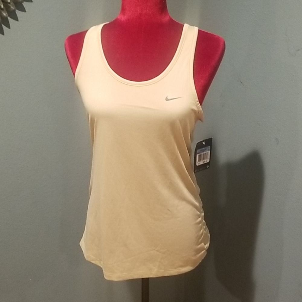 Nike Gold Racer Back Tank